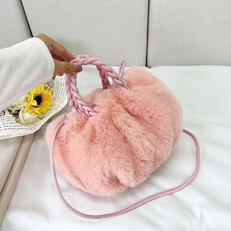 Женская плиссированная сумка Cloud Furry Crossbody - симпатичная французская зимняя сумка Niche Korean розовый
Женская плиссированная сумка Cloud Furry Crossbody - симпатичная французская зимняя сумка Niche Korean розовый