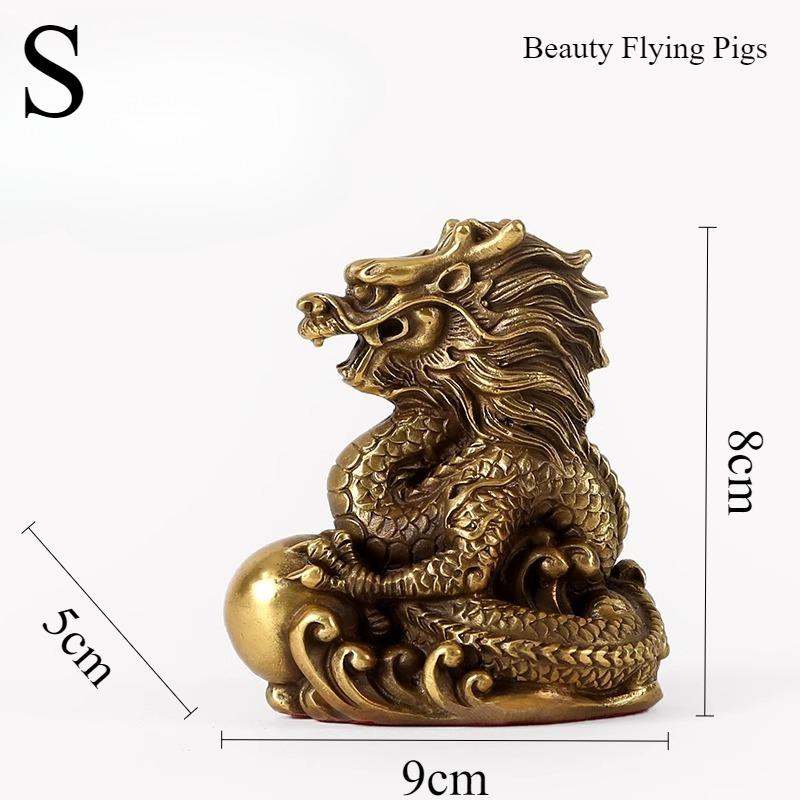 1pc Metal Dragon Ornament Zodiac Dragon Mascot Apartment, Shop Decoration Metal Handicrafts Feng Shui Accessories Animal Model
1pc Metal Dragon Ornament Zodiac Dragon Mascot Apartment, Shop Decoration Metal Handicrafts Feng Shui Accessories Animal Model