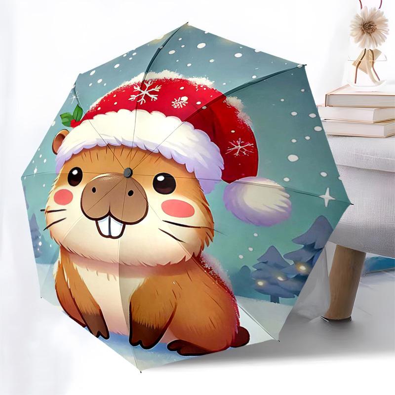 1pc Christmas Holiday Gift: Automatic Opening/Closing Umbrella with Santa Hat Design, Portable Three-Fold Design, 8-Bone Iron Frame, Outdoor for Fans,
1pc Christmas Holiday Gift: Automatic Opening/Closing Umbrella with Santa Hat Design, Portable Three-Fold Design, 8-Bone Iron Frame, Outdoor for Fans,