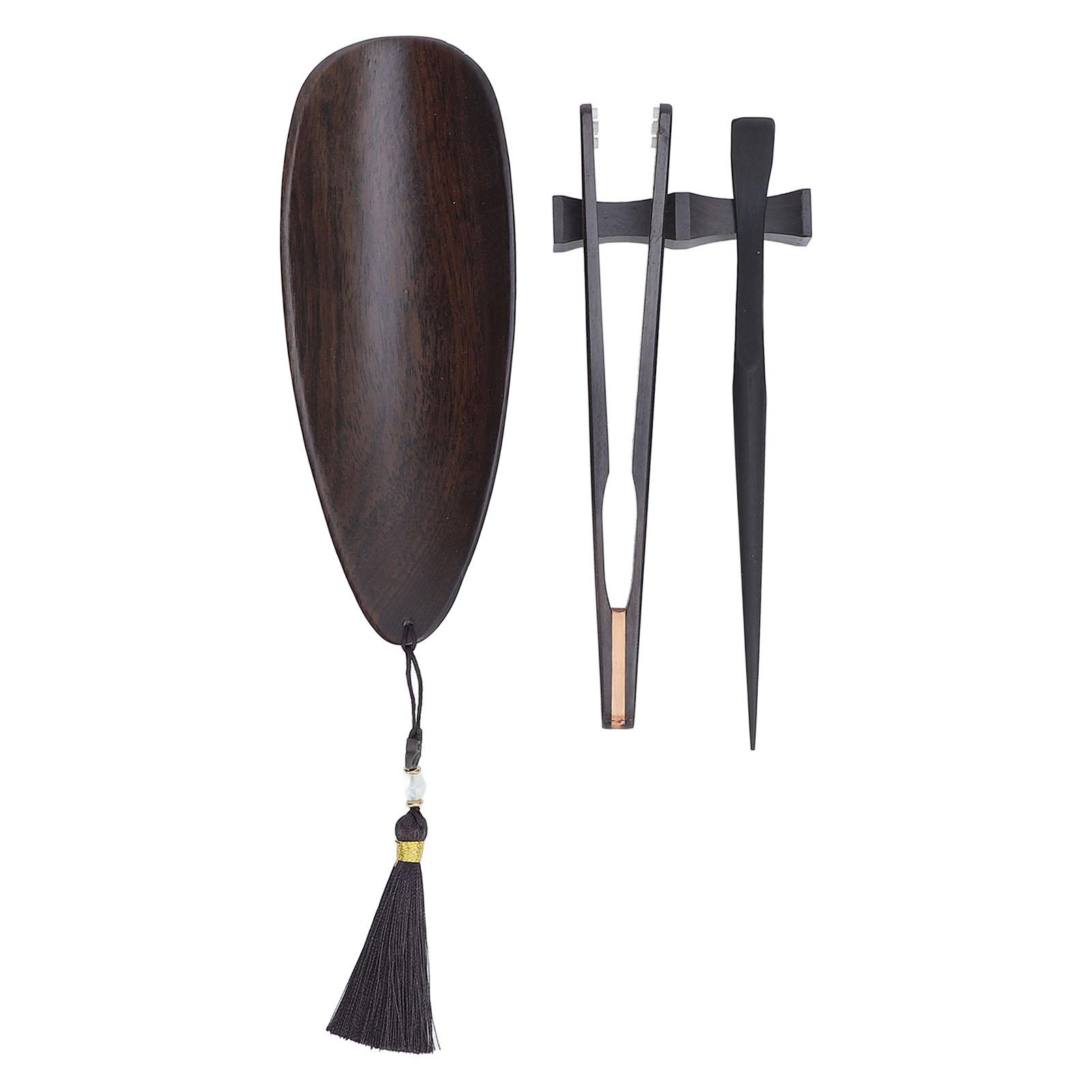 Tea Ceremony Utensil Tools Set with Wooden Scoop Spoon Tea Clip Stand Elegant Tea Tools Accessories Blackwood L
Tea Ceremony Utensil Tools Set with Wooden Scoop Spoon Tea Clip Stand Elegant Tea Tools Accessories Blackwood L