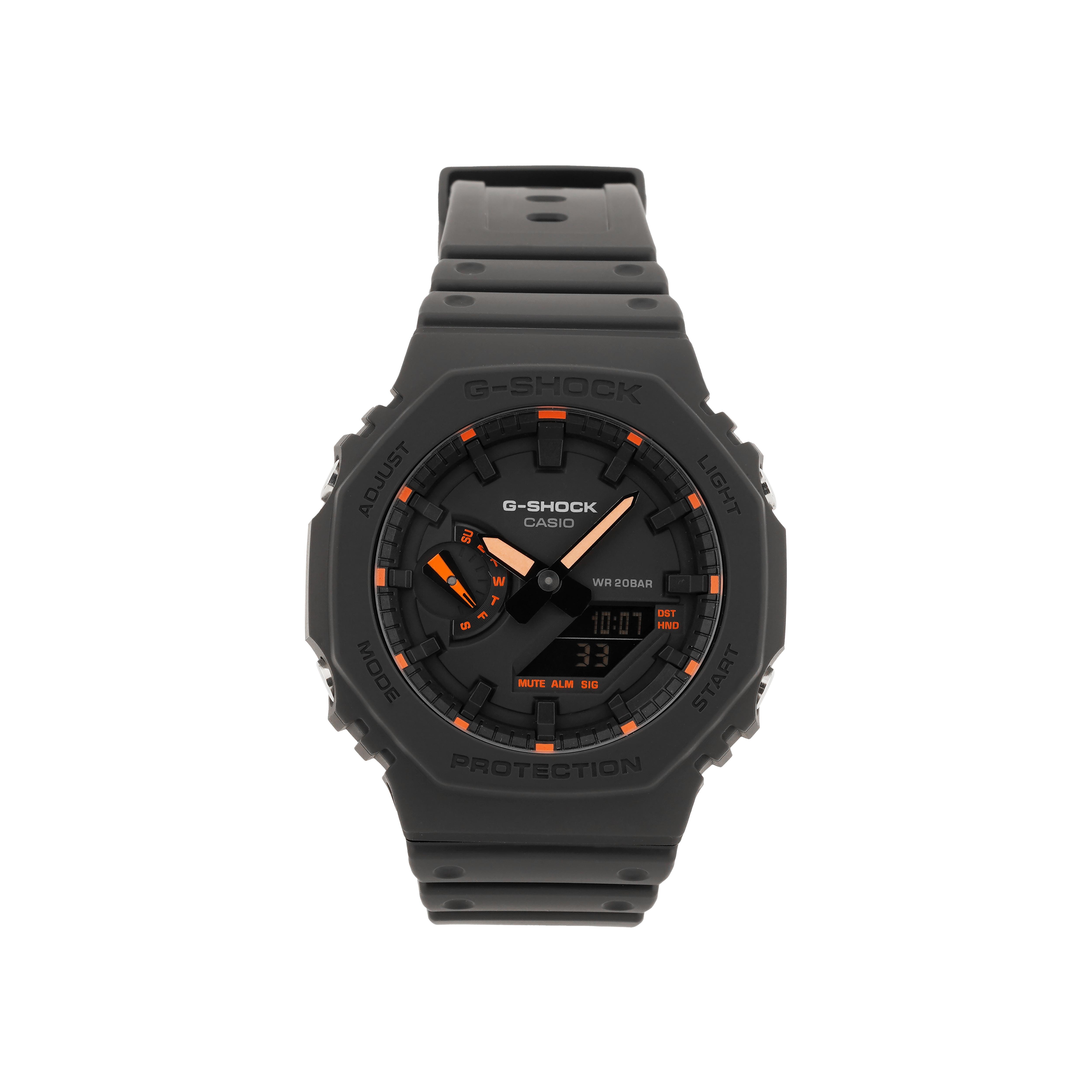 Casio G-Shock Dual Display Series Night Neon Classic Fashion Quartz Watch Men watches Black GA-2100-1A4PR Regular Watch Box,Black Dial
Casio G-Shock Dual Display Series Night Neon Classic Fashion Quartz Watch Men watches Black GA-2100-1A4PR Regular Watch Box,Black Dial