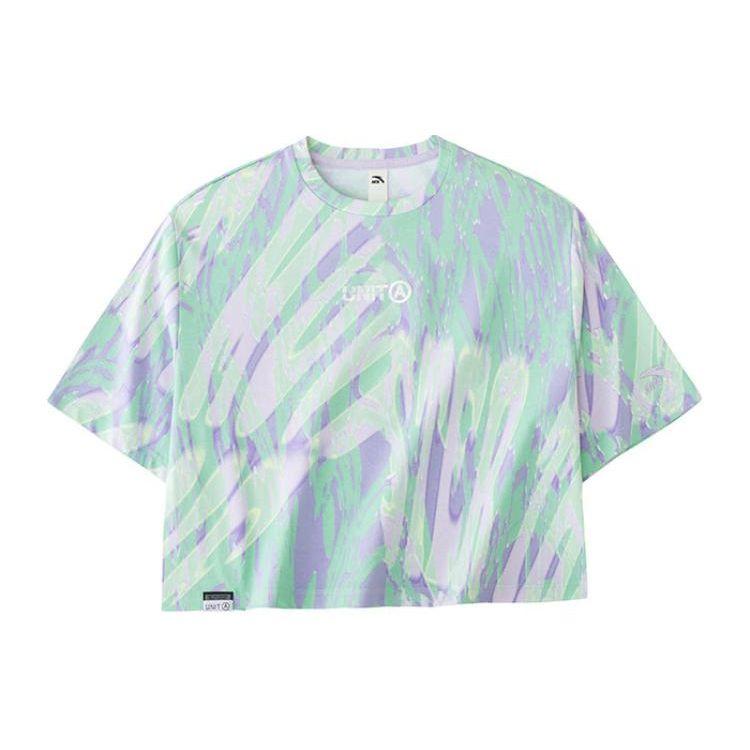 Anta All Over Print Letter Round Neck Short Sleeve T-Shirt Women Tops Light-Green 162428116-2 S
Anta All Over Print Letter Round Neck Short Sleeve T-Shirt Women Tops Light-Green 162428116-2 S