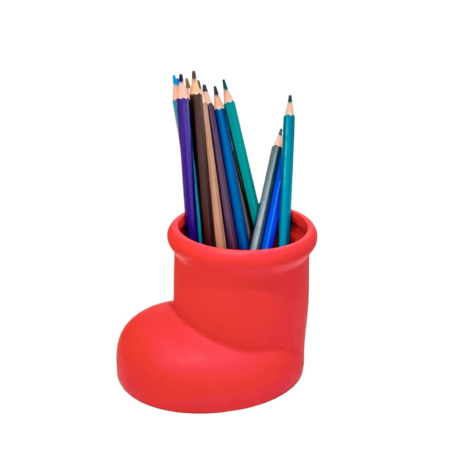 Creative Boot Shaped Pen Holder Desk Organizer Decorative Desktop Storage Container for Office and Home Use one size червоний
Creative Boot Shaped Pen Holder Desk Organizer Decorative Desktop Storage Container for Office and Home Use one size червоний