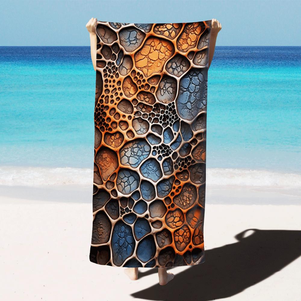 3D Honeycomb Beach Towel Single Sided Print Quick Dry Soft Microfiber Towel For Beach Pool Spa Travel Decor Modern Textured Gift W30*H60(CM)
3D Honeycomb Beach Towel Single Sided Print Quick Dry Soft Microfiber Towel For Beach Pool Spa Travel Decor Modern Textured Gift W30*H60(CM)