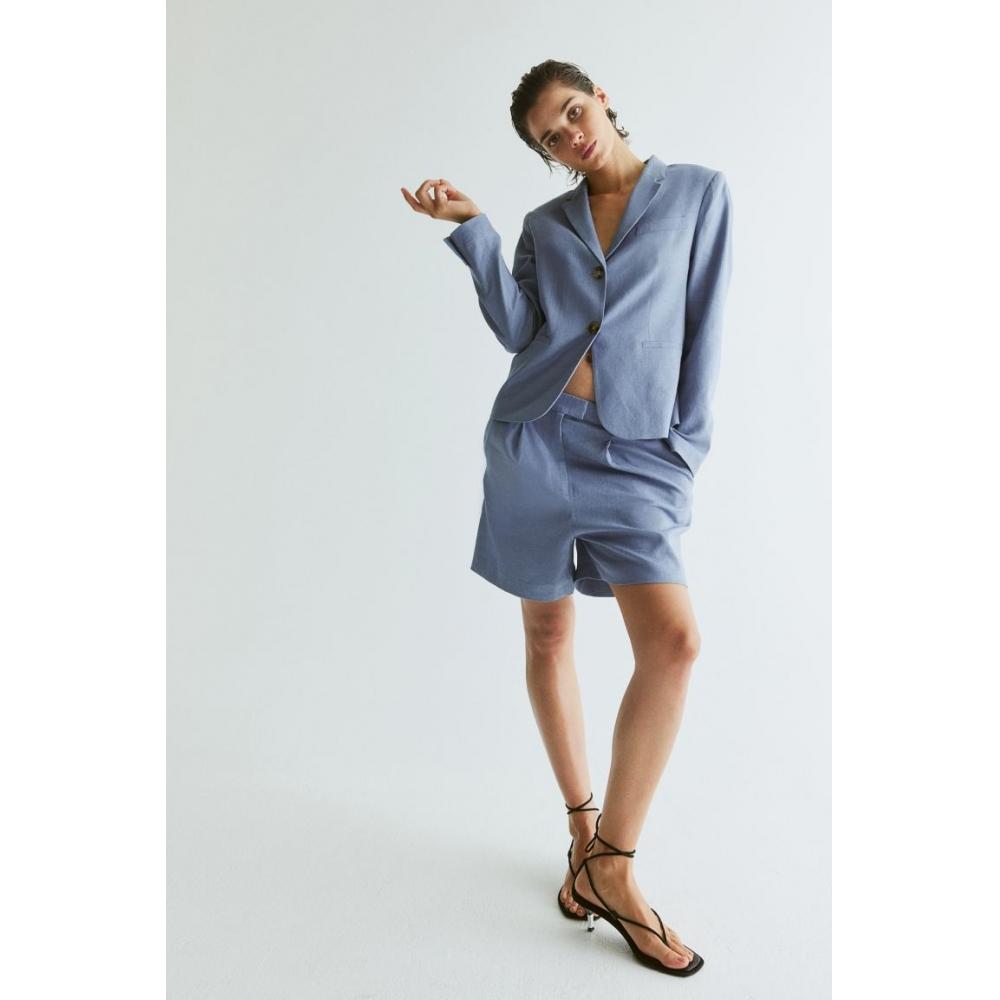 Шорты из льняной смеси HM Пыльно-синие
Шорты из льняной смеси HM Пыльно-синие