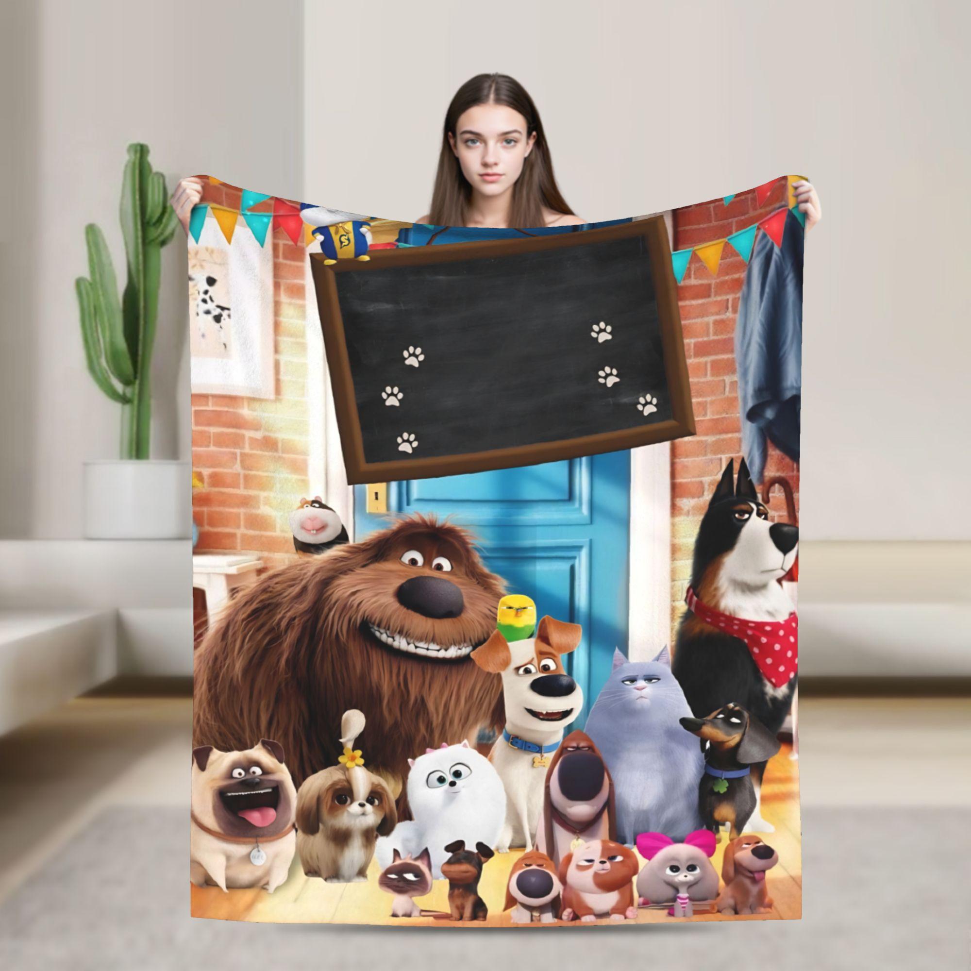 The Secret Life of Pets Flannel Blanket Warm Soft Throw Blanket for Home Decor Travel Funny Bedspread Sofa Bed Cover 75cmx90cm
The Secret Life of Pets Flannel Blanket Warm Soft Throw Blanket for Home Decor Travel Funny Bedspread Sofa Bed Cover 75cmx90cm