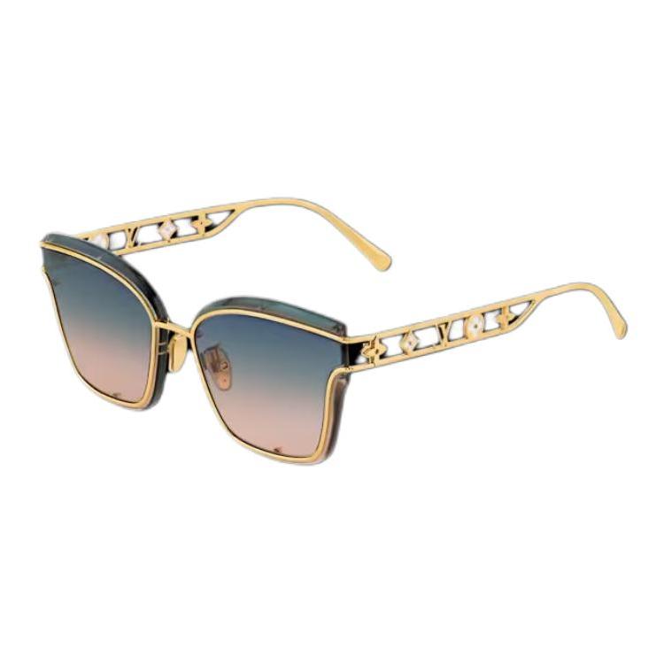 Louis Vuitton Avant-Garde Design Metal Cat Eye Sunglasses Unisex sunglasses Gold Z2938U F,Gold
Louis Vuitton Avant-Garde Design Metal Cat Eye Sunglasses Unisex sunglasses Gold Z2938U F,Gold