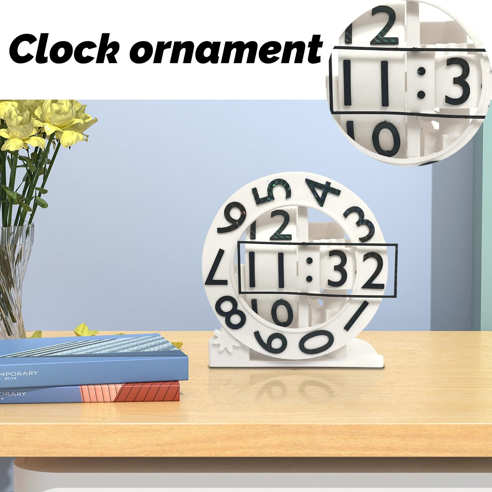 Unique, Modern 3d Printed Desktop TRIAXIAL CLOCK For Den, Living Room, Bedroom, Etc One Size білий
Unique, Modern 3d Printed Desktop TRIAXIAL CLOCK For Den, Living Room, Bedroom, Etc One Size білий