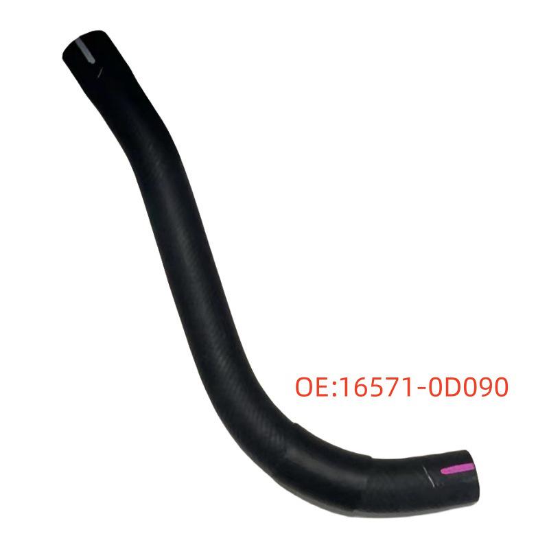 The 16571-0D090 is compatible with the Toyota Corolla as a radiator coolant hose. 16571-0D090
The 16571-0D090 is compatible with the Toyota Corolla as a radiator coolant hose. 16571-0D090
