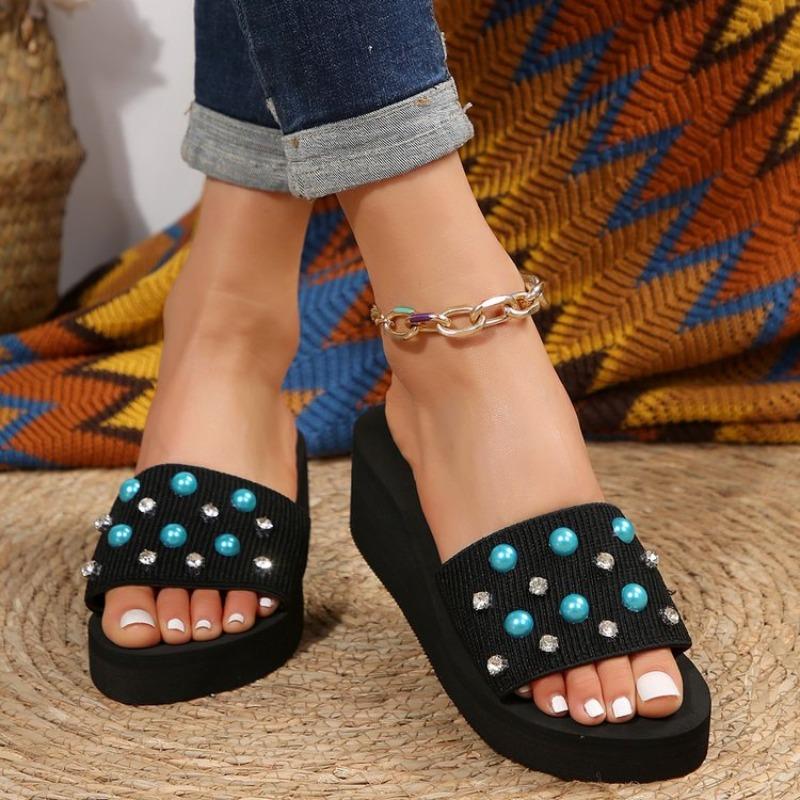 Women s Pearl Sandals and Slippers New Summer Outside Fashion Platform Water Platform Rhinestone Plus Size Flip-Flops 36 синій
Women s Pearl Sandals and Slippers New Summer Outside Fashion Platform Water Platform Rhinestone Plus Size Flip-Flops 36 синій