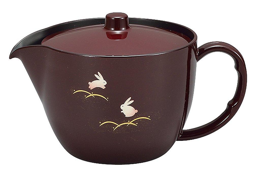 Miyamoto Sangyo Lightweight and Shatter-Resistant Lacquered Pot, Rabbit Design, 400ml, Dark Brown
Miyamoto Sangyo Lightweight and Shatter-Resistant Lacquered Pot, Rabbit Design, 400ml, Dark Brown