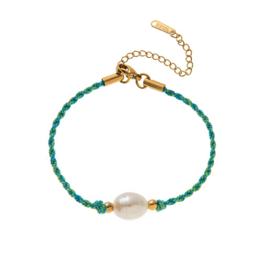 Exquisite Fresh Love Pearl Boots with Sun Color Rope Versatile Dopamine Bracelets Fashionable bracelets woman 16cm зелений колір перлів
Exquisite Fresh Love Pearl Boots with Sun Color Rope Versatile Dopamine Bracelets Fashionable bracelets woman 16cm зелений колір перлів