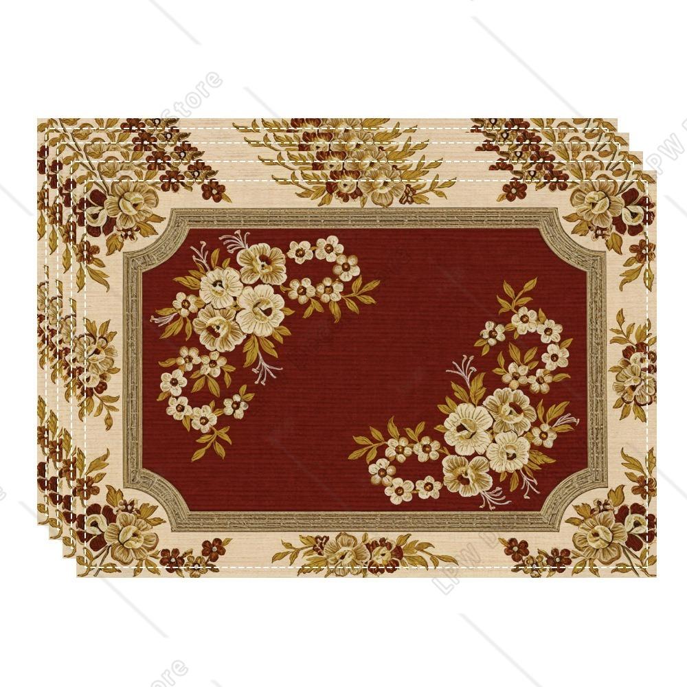 4Pcs Ethnic Patterns Placemats Linen Table Mats for Party Dining Decor Non-Slip Heat-Resistant Kitchen Dinner Table Mats 4 PCS 12x18inch
4Pcs Ethnic Patterns Placemats Linen Table Mats for Party Dining Decor Non-Slip Heat-Resistant Kitchen Dinner Table Mats 4 PCS 12x18inch