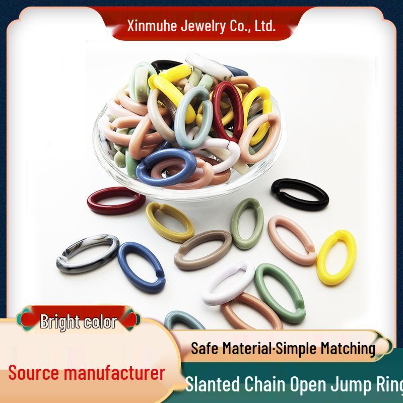 Colorful 19*35mm Acrylic Slanted Mouth Plastic Chain for DIY Jewelry and Bag Accessories 19*35mm (263 pcs)
Colorful 19*35mm Acrylic Slanted Mouth Plastic Chain for DIY Jewelry and Bag Accessories 19*35mm (263 pcs)