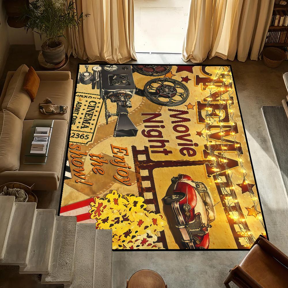 Retro fashion tickets movie night time Anti-Slip Kitchen Bedroom Handmade Tufted Rug Carpet Living Room Entrance Decoration 40cm x 60cm
Retro fashion tickets movie night time Anti-Slip Kitchen Bedroom Handmade Tufted Rug Carpet Living Room Entrance Decoration 40cm x 60cm