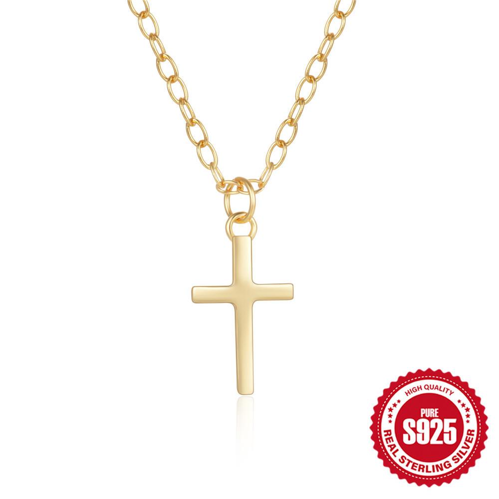 Simple S925 Sterling Silver Ins Landscape Classic Cross Ladies Collarbone Necklace 925 Silver золотой
Simple S925 Sterling Silver Ins Landscape Classic Cross Ladies Collarbone Necklace 925 Silver золотой