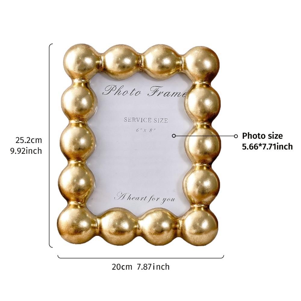 Exquisite Round Ball Border Frame Luxury Picture Frame Ornaments DIY Resin Photo Frame Home Decor золотий
Exquisite Round Ball Border Frame Luxury Picture Frame Ornaments DIY Resin Photo Frame Home Decor золотий