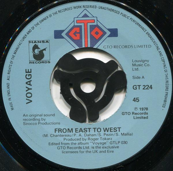 7inch Record VOYAGE From East To West Scots Machine GT224 GTO 1978 UK SoulFunk Used
7inch Record VOYAGE From East To West Scots Machine GT224 GTO 1978 UK SoulFunk Used