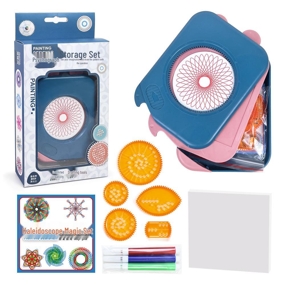 Magic Kaleidoscope Art Ruler Set for Kids - Drawing & Storage
Magic Kaleidoscope Art Ruler Set for Kids - Drawing & Storage