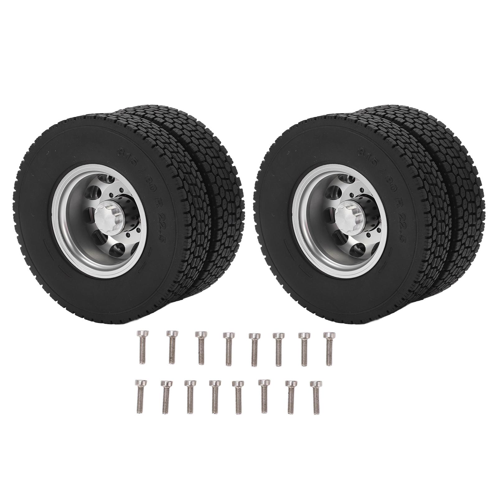 2pcs RC Rear Tires Strong Cushioning Performance Remote Control Car Accessories for 1/14 Trailer Truck
2pcs RC Rear Tires Strong Cushioning Performance Remote Control Car Accessories for 1/14 Trailer Truck