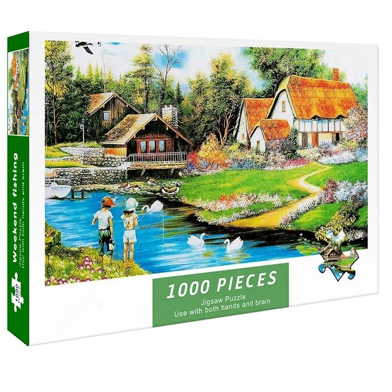 Adult 1000pcs Puzzle Go Fishing High Difficulty Decompression Girl Educational Toys Birthday Present Board Games Toy for Gifts
Adult 1000pcs Puzzle Go Fishing High Difficulty Decompression Girl Educational Toys Birthday Present Board Games Toy for Gifts