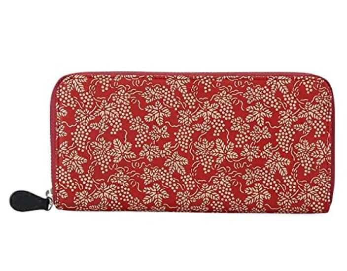 Inden-ya Uehara Yuichi (INDEN-YA) Genuine Leather Long WalletBun Purse, Model Number 2317, Red with White Lacquer, Grape Pattern, Authentic, Made in
Inden-ya Uehara Yuichi (INDEN-YA) Genuine Leather Long WalletBun Purse, Model Number 2317, Red with White Lacquer, Grape Pattern, Authentic, Made in