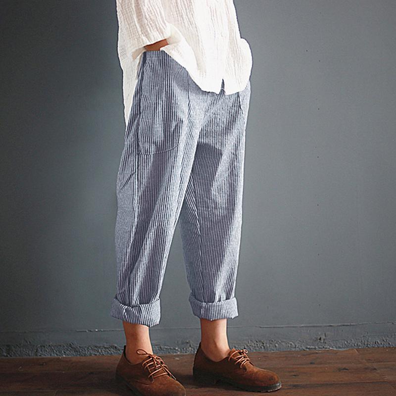 Вінтажні гаремні штани жінки Casual Loose Pockets Pant Осінь Мода Вуличний одяг Жіночий Харадзюку Брюки Плюс Розмір S синій
Вінтажні гаремні штани жінки Casual Loose Pockets Pant Осінь Мода Вуличний одяг Жіночий Харадзюку Брюки Плюс Розмір S синій