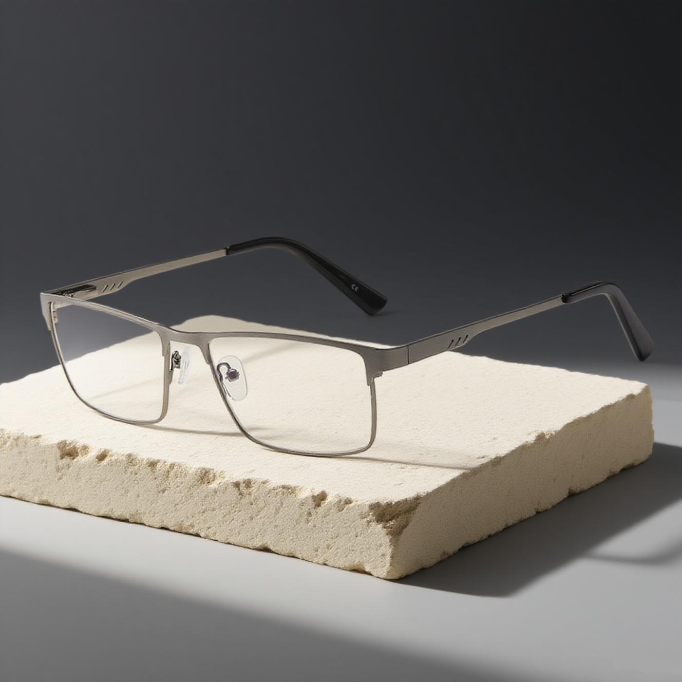 Business Square Metal Large Frame Reading Glasses for Men Elderly Presbyopia Eyeglasses Anti Blue Light Eye Protection Eyewear 0(anti-blue light)
Business Square Metal Large Frame Reading Glasses for Men Elderly Presbyopia Eyeglasses Anti Blue Light Eye Protection Eyewear 0(anti-blue light)