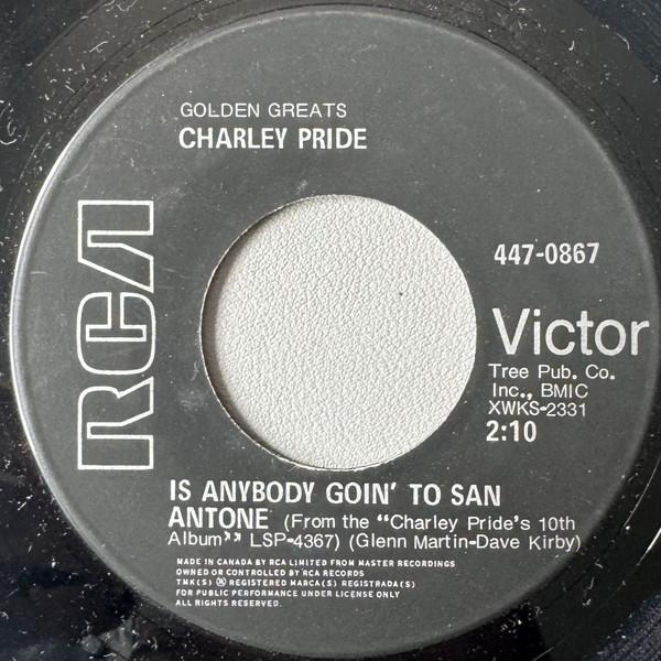 7inch Record CHARLEY PRIDE Is Anybody Goin To San Antone 4470867 GOLDEN GREATS Canada CountryFolk Used
7inch Record CHARLEY PRIDE Is Anybody Goin To San Antone 4470867 GOLDEN GREATS Canada CountryFolk Used