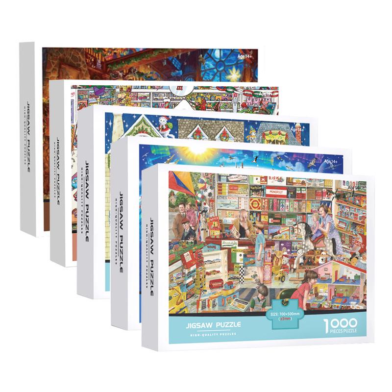 Подростковый 14+ Декомпрессионный Пазл из 1000 деталей - Развивающая игрушка 
Подростковый 14+ Декомпрессионный Пазл из 1000 деталей - Развивающая игрушка