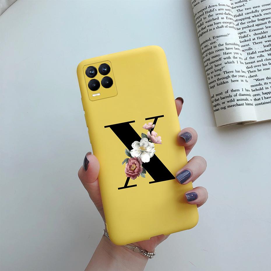 For Realme 8 Pro Case Silicon Soft Letter Monogram Flowers Phone back cover For Oppo Realme8 4G RMX3085 Realme 8 Pro Bumper Case Realme 8
For Realme 8 Pro Case Silicon Soft Letter Monogram Flowers Phone back cover For Oppo Realme8 4G RMX3085 Realme 8 Pro Bumper Case Realme 8