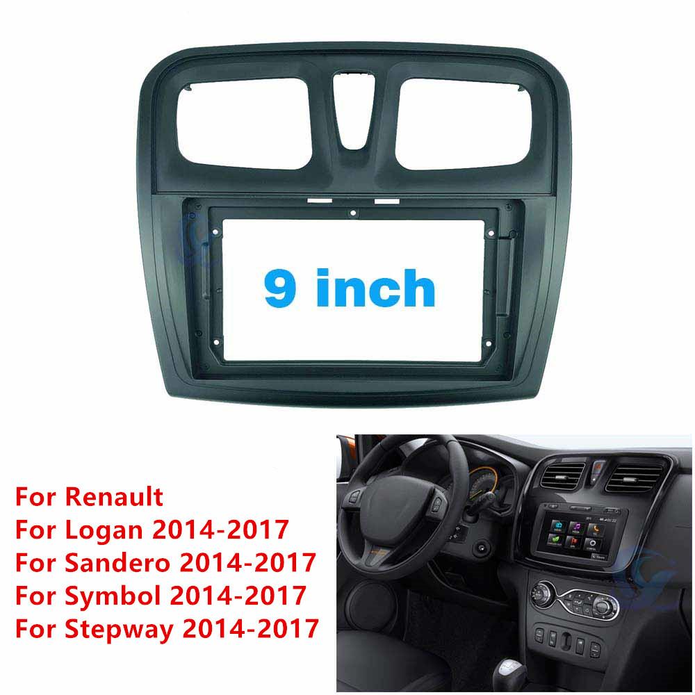 Рамка панели автомагнитолы 2 Din 9 дюймов для RENAULT Sandero Symbol Logan 2014-17 Рамка приборной панели Установка DVD Mp5 Мультимедийный плеер
Рамка панели автомагнитолы 2 Din 9 дюймов для RENAULT Sandero Symbol Logan 2014-17 Рамка приборной панели Установка DVD Mp5 Мультимедийный плеер