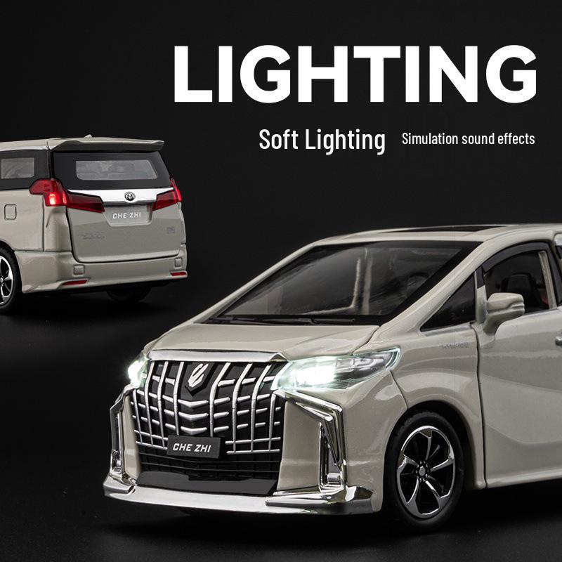 Cezhi CZ32183 Модель автомобиля из сплава Toyota Alphard Украшение Игрушка для микроавтобуса
Cezhi CZ32183 Модель автомобиля из сплава Toyota Alphard Украшение Игрушка для микроавтобуса
