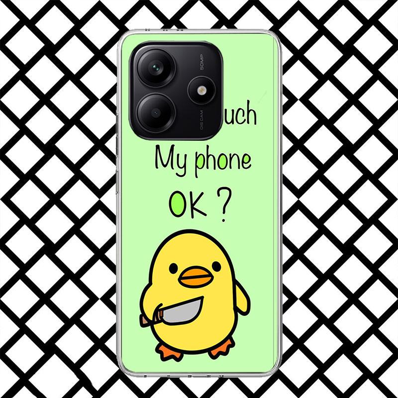 Dont Touch My Phone Phone Case for Xiaomi Redmi Note 15 14 14S 13 12 12S 11 Pro Plus 11E 11T 11S 10S 5G Soft Cover Fundas Redmi Redmi Note 10(10S)
Dont Touch My Phone Phone Case for Xiaomi Redmi Note 15 14 14S 13 12 12S 11 Pro Plus 11E 11T 11S 10S 5G Soft Cover Fundas Redmi Redmi Note 10(10S)