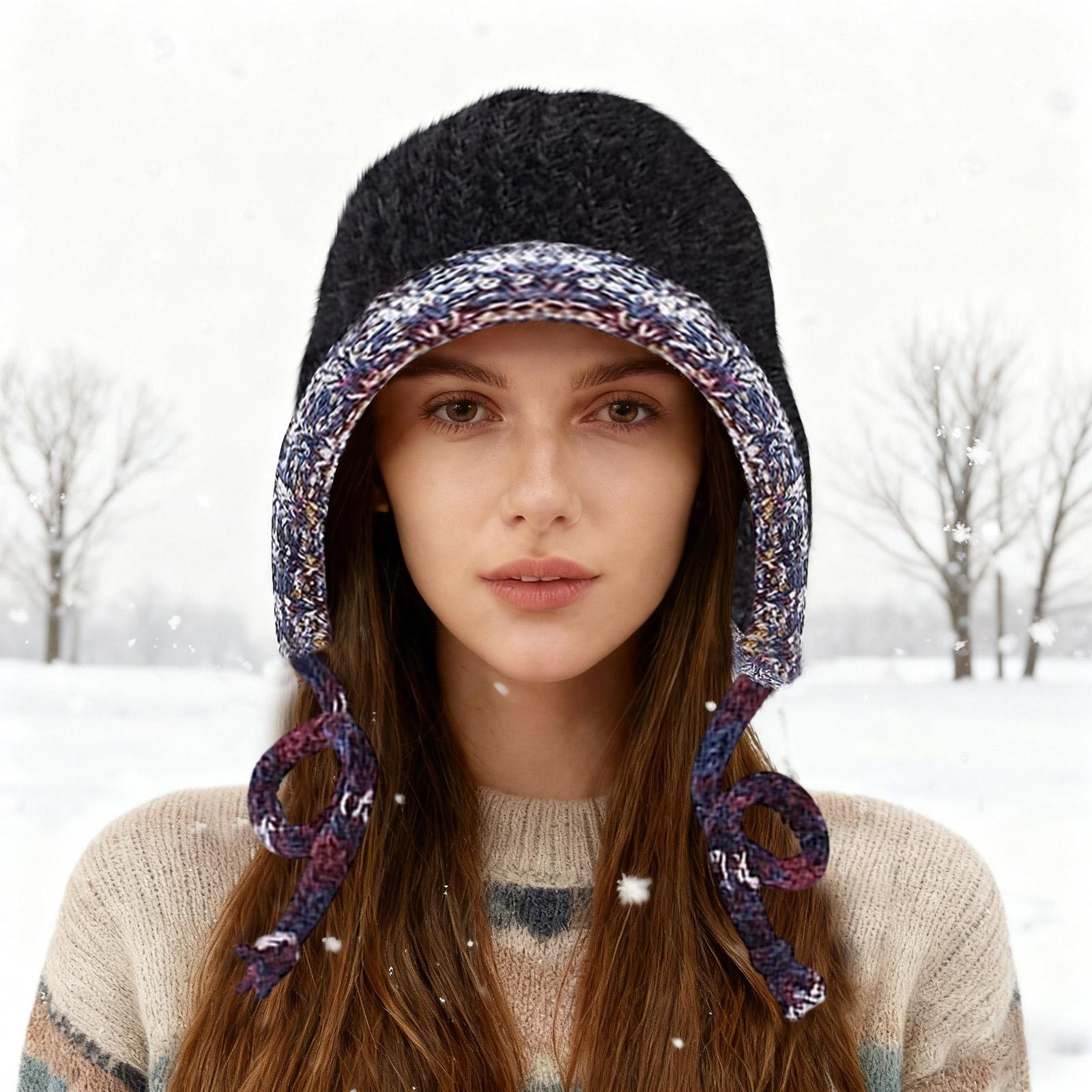 Women s Plush Hat, Women s Thick Toe Cap, Yarn Knitted Hat One Size чорний
Women s Plush Hat, Women s Thick Toe Cap, Yarn Knitted Hat One Size чорний