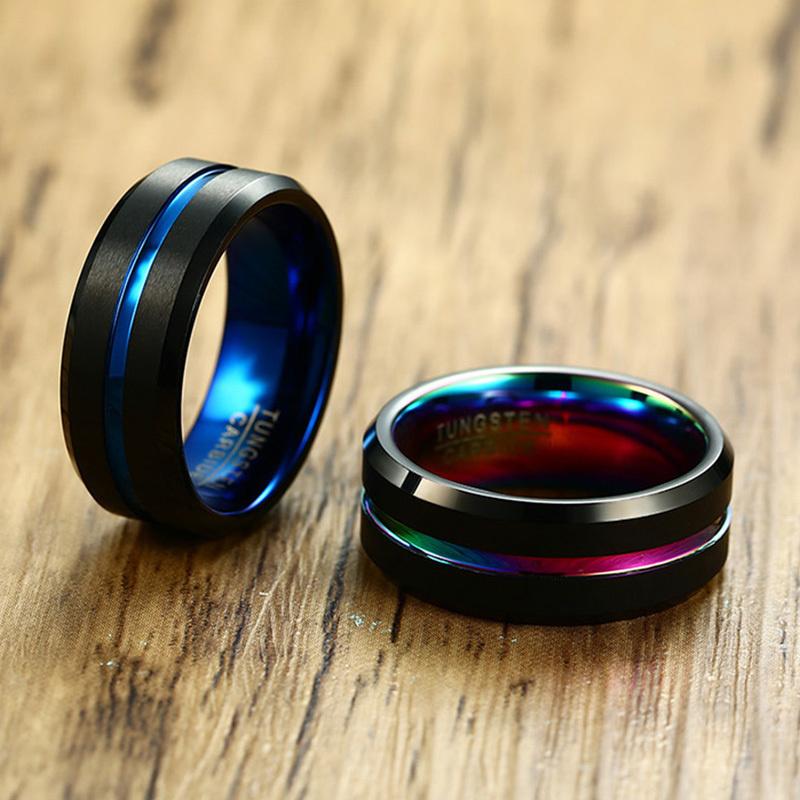 Vnox 8mm Matte Surface Tungsten Carbide Men Ring Classic Black Wedding Bands Male Alliance Anniversary Gift Comfort Wear 8
Vnox 8mm Matte Surface Tungsten Carbide Men Ring Classic Black Wedding Bands Male Alliance Anniversary Gift Comfort Wear 8