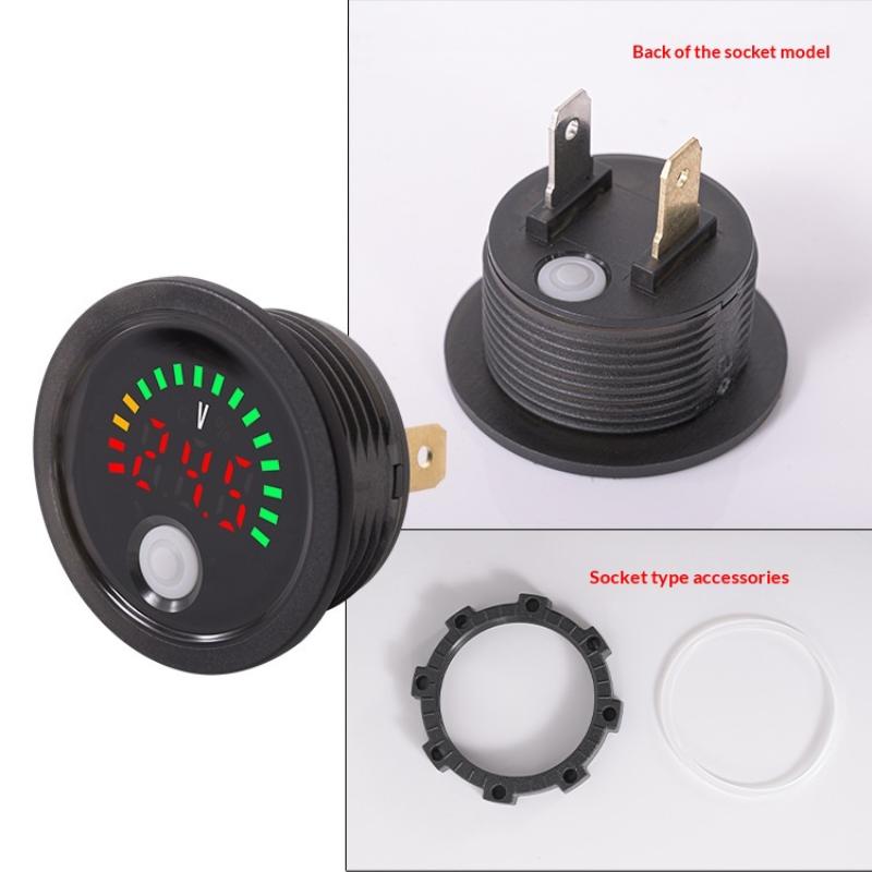 Universal Mini Digital Voltmeter 7-100V Waterproof Battery Indicator Round Screen for Boat RV Electric Bike
Universal Mini Digital Voltmeter 7-100V Waterproof Battery Indicator Round Screen for Boat RV Electric Bike
