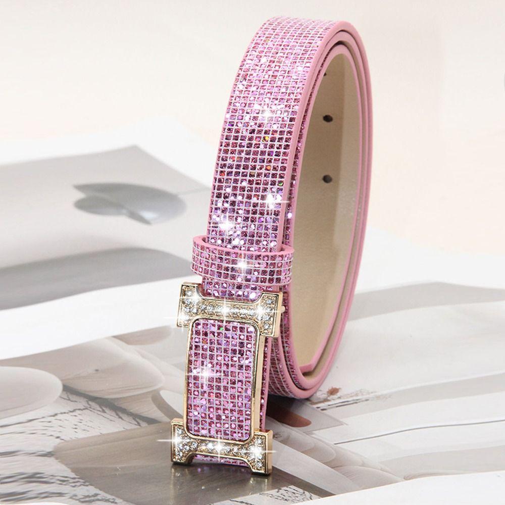 Glitter PU Leather Belt Bling Bling Slide Buckle Belt Vintage Trendy Waistband Women чорний
Glitter PU Leather Belt Bling Bling Slide Buckle Belt Vintage Trendy Waistband Women чорний