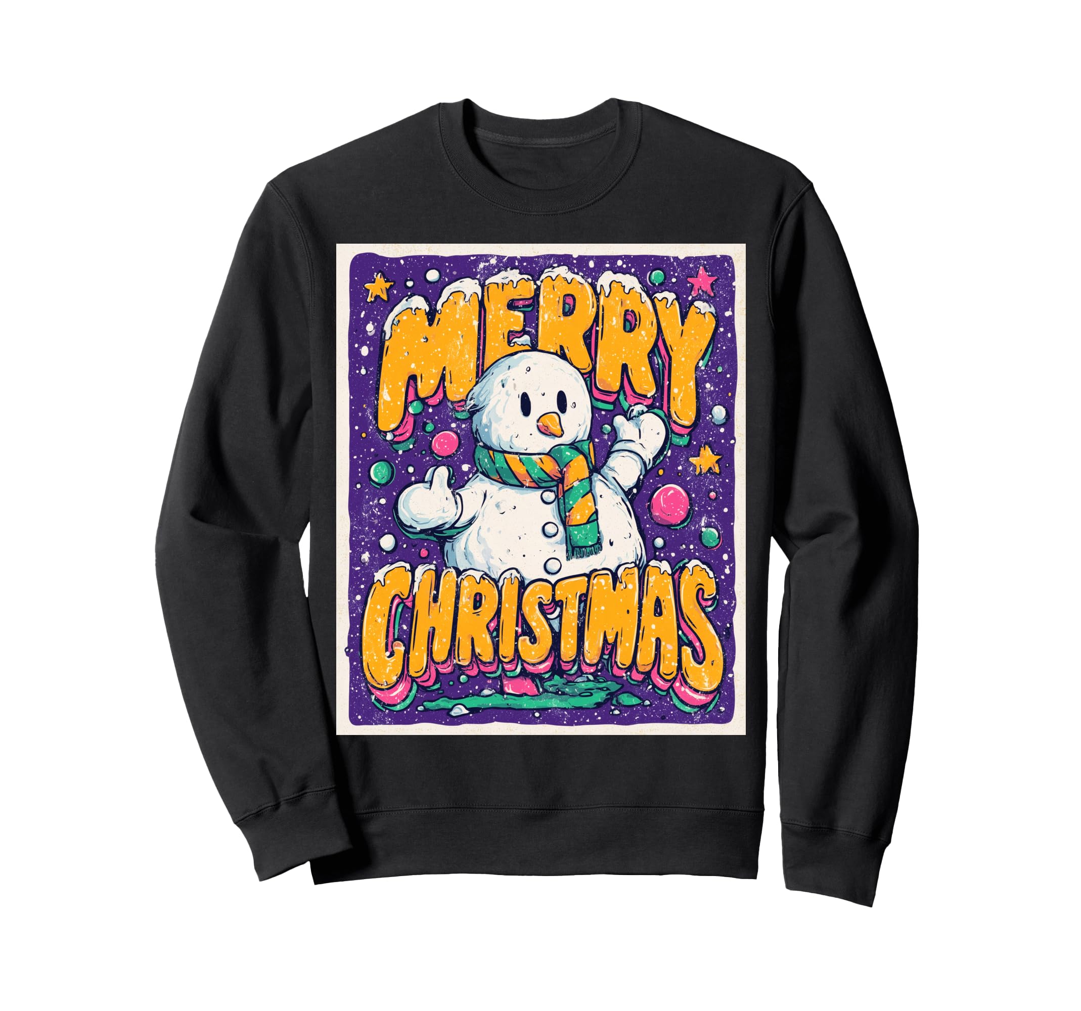 Merry Christmas Snowman Vintage Retro 80s Christmas Sweatshirt чёрный
Merry Christmas Snowman Vintage Retro 80s Christmas Sweatshirt чёрный