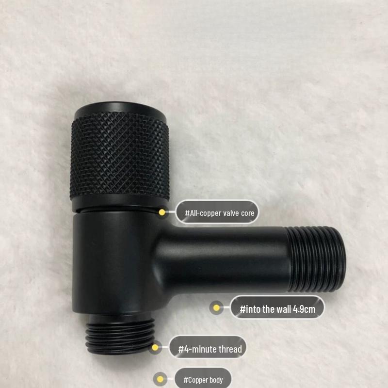 TLXT Black 1/2-inch Thread Washing Machine Faucet
TLXT Black 1/2-inch Thread Washing Machine Faucet