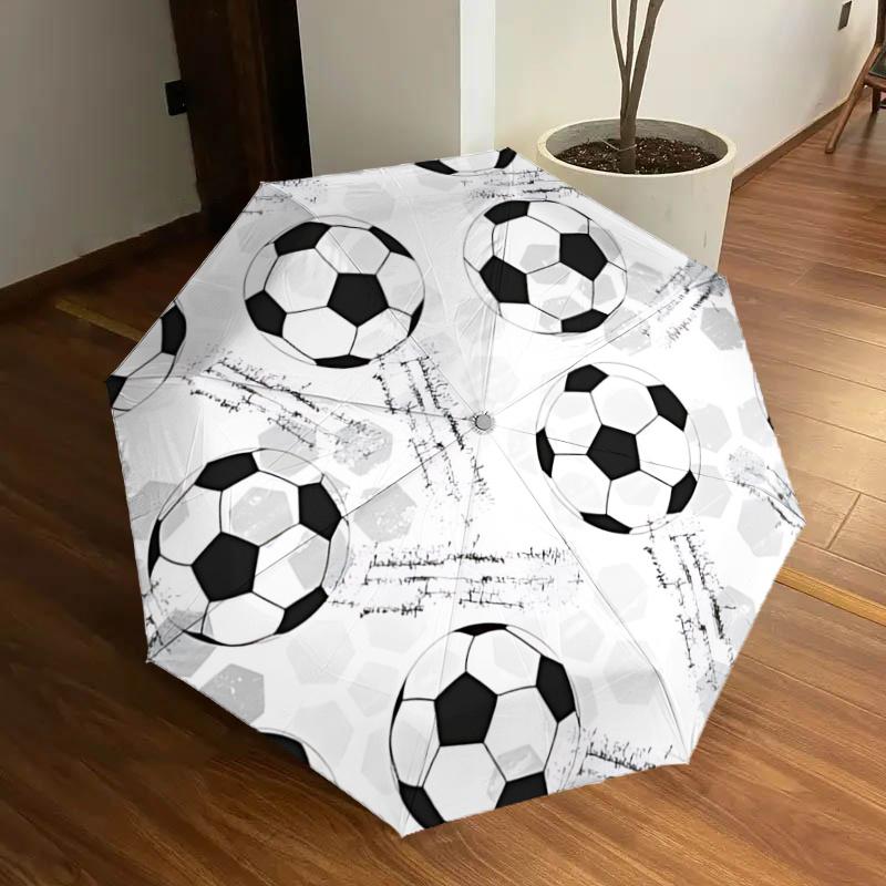Soccer Ball Patterned Automatic Opening/Closing Umbrella with Foldable Design,Iron Frame,Outdoor Use,Ideal Gift for Fans,Travelers,Dail
Soccer Ball Patterned Automatic Opening/Closing Umbrella with Foldable Design,Iron Frame,Outdoor Use,Ideal Gift for Fans,Travelers,Dail