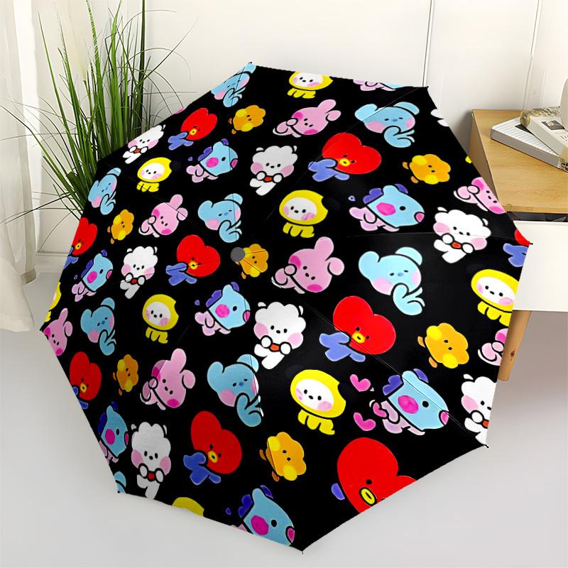 1PC BT21 Automatic Open/Close Umbrella, 8-Rib Sturdy Frame, Durable Canopy, Highquality Construction, Fashion Lovers yy250920046
1PC BT21 Automatic Open/Close Umbrella, 8-Rib Sturdy Frame, Durable Canopy, Highquality Construction, Fashion Lovers yy250920046
