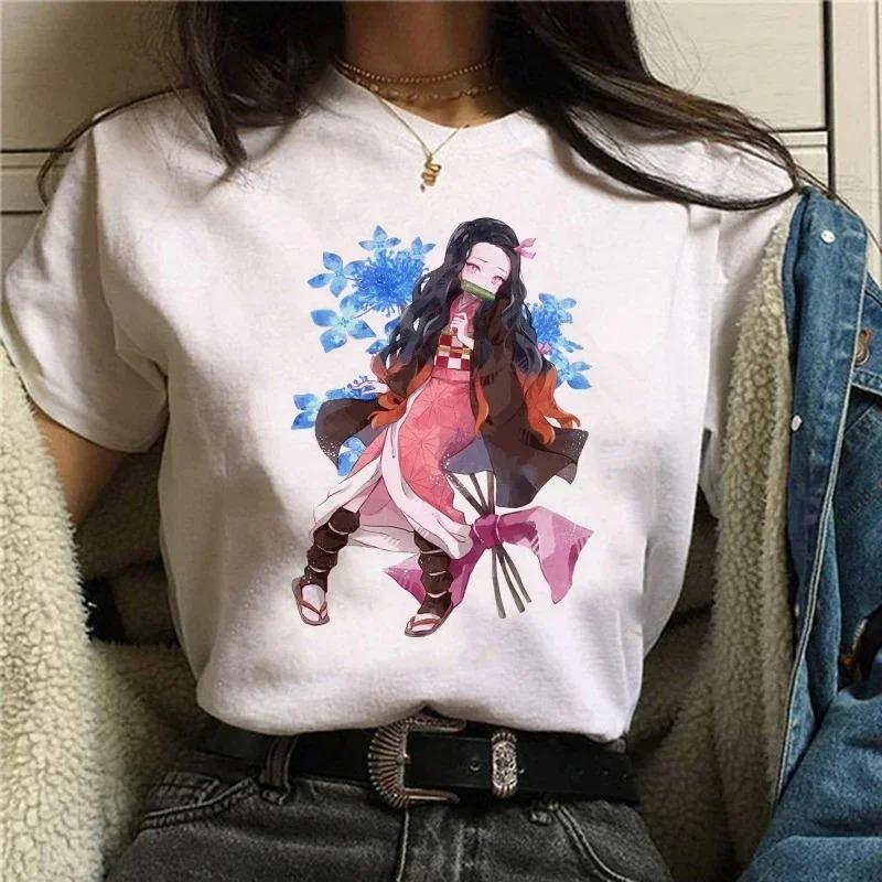 Жіноча футболка Demon-Slayer Kimetsu No Yaiba Nezuko Жіноча футболка з графікою Tanjirou Kamado Футболка з японським аніме M
Жіноча футболка Demon-Slayer Kimetsu No Yaiba Nezuko Жіноча футболка з графікою Tanjirou Kamado Футболка з японським аніме M