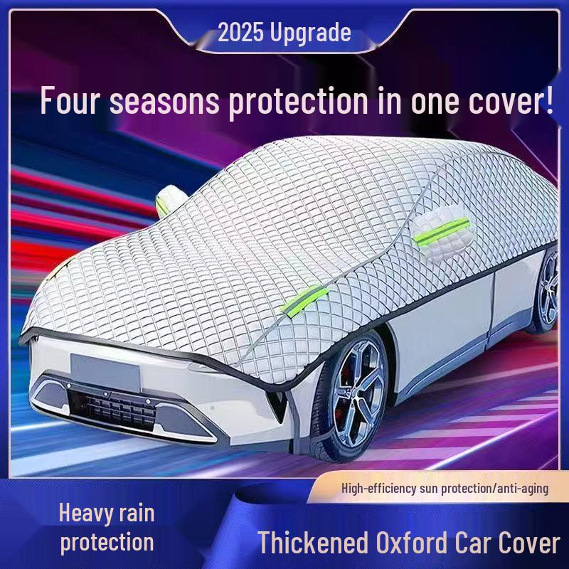 All-Season Car Half Cover: Sunshade, Heat Insulation, Rainproof, Dustproof, Snow Protection Large Sedan серебряный
All-Season Car Half Cover: Sunshade, Heat Insulation, Rainproof, Dustproof, Snow Protection Large Sedan серебряный
