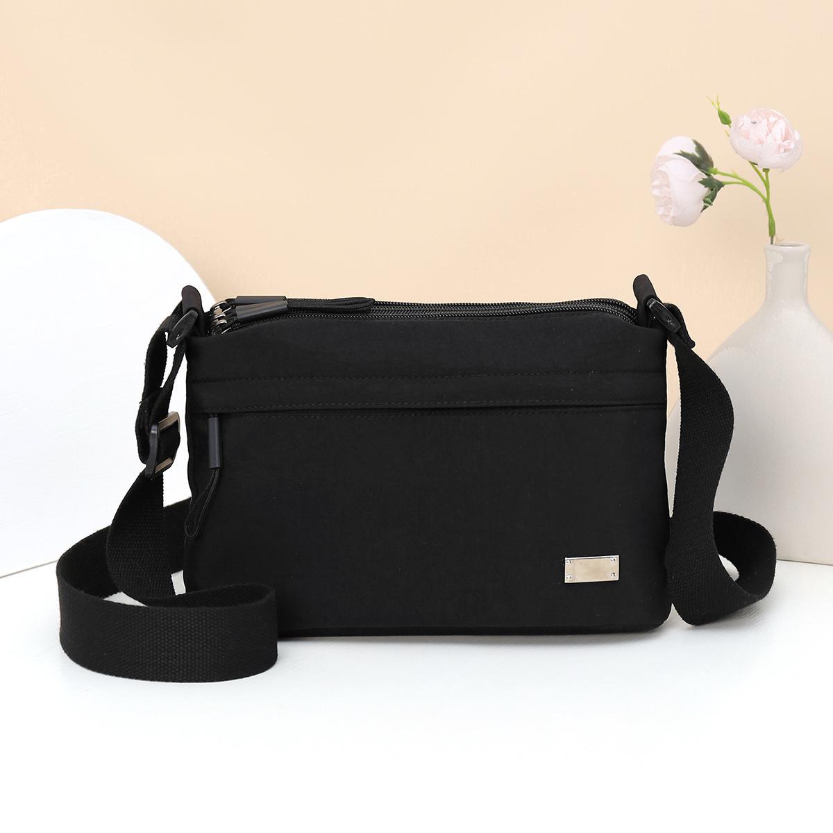 2025 Multifunctional Minimalist Nylon Casual Crossbody Bag чорний
2025 Multifunctional Minimalist Nylon Casual Crossbody Bag чорний