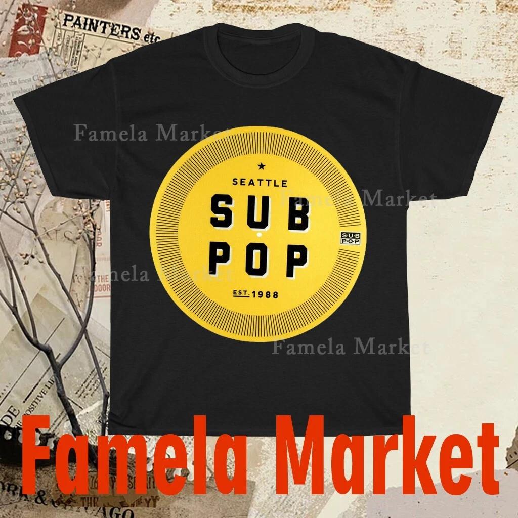 Sub Pop Records Logo TEE T-Shirt Funny American Size S to 5XL T-Shirt 2XL
Sub Pop Records Logo TEE T-Shirt Funny American Size S to 5XL T-Shirt 2XL