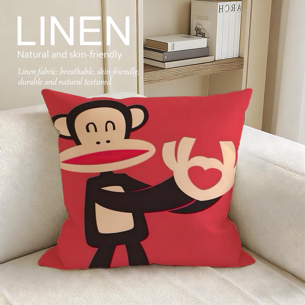 PPaul Frank Monkey Cushion Cover Pillowcase Set Pcs x x Breathable Washable Sofa Cushion Cover 30X30cm
PPaul Frank Monkey Cushion Cover Pillowcase Set Pcs x x Breathable Washable Sofa Cushion Cover 30X30cm