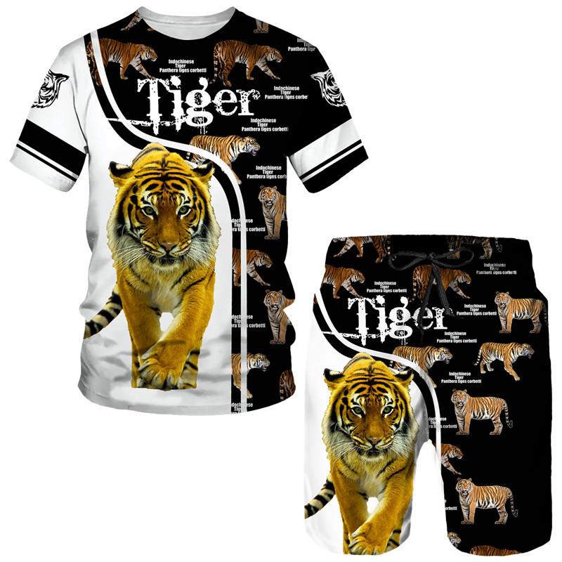 Мужская футболка Tiger Kibg + шорты, костюм с 3D принтом животных, спортивный костюм с короткими рукавами, комплект для мужчин, мужская повседневная спортивная одежда, футболки большого размера M
Мужская футболка Tiger Kibg + шорты, костюм с 3D принтом животных, спортивный костюм с короткими рукавами, комплект для мужчин, мужская повседневная спортивная одежда, футболки большого размера M