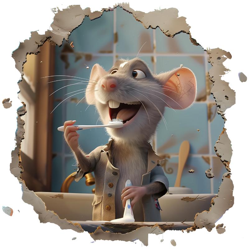 Funny 3D Brushing Mouse Toilet Stickers Waterproof Wall Stickers Home Decoration Kitchen Cute Stickers Bathroom Accessories (as the picture,12X12CM)
Funny 3D Brushing Mouse Toilet Stickers Waterproof Wall Stickers Home Decoration Kitchen Cute Stickers Bathroom Accessories (as the picture,12X12CM)