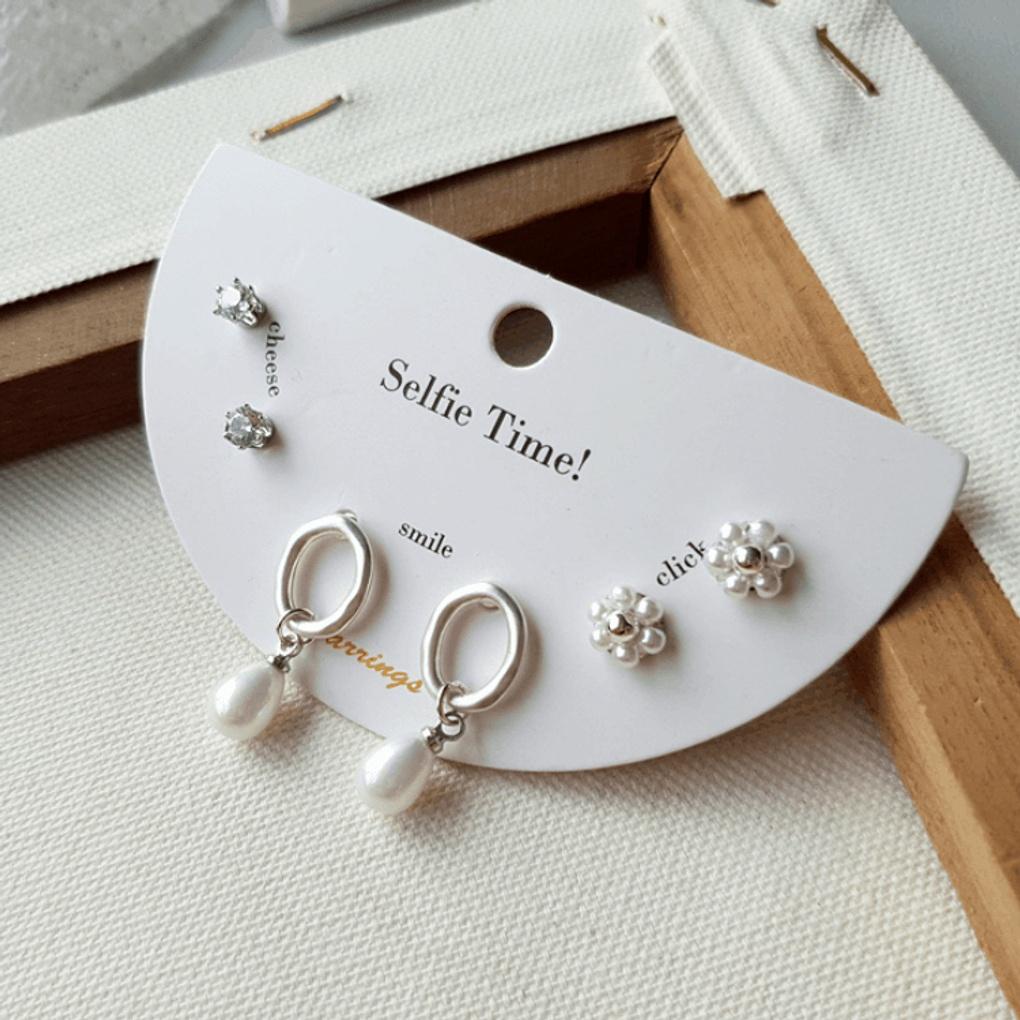 926 Silver Earrings Daily Bold Matte Mipin gold
926 Silver Earrings Daily Bold Matte Mipin gold